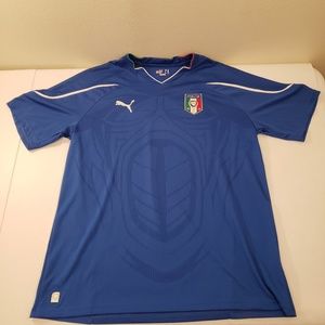Mens Italy Italia Gli Azzuri Soccer Jersey XL
